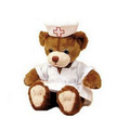8" Dressed Nurse Teddy Bear